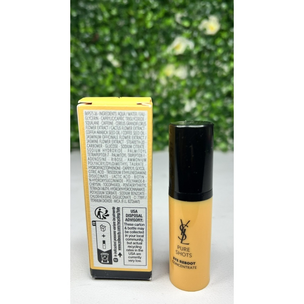 YSL Pure Shots Eye Reboot Concentrate 5ml/0.16oz Travel Sample Size - NEW - Picture 3 of 3